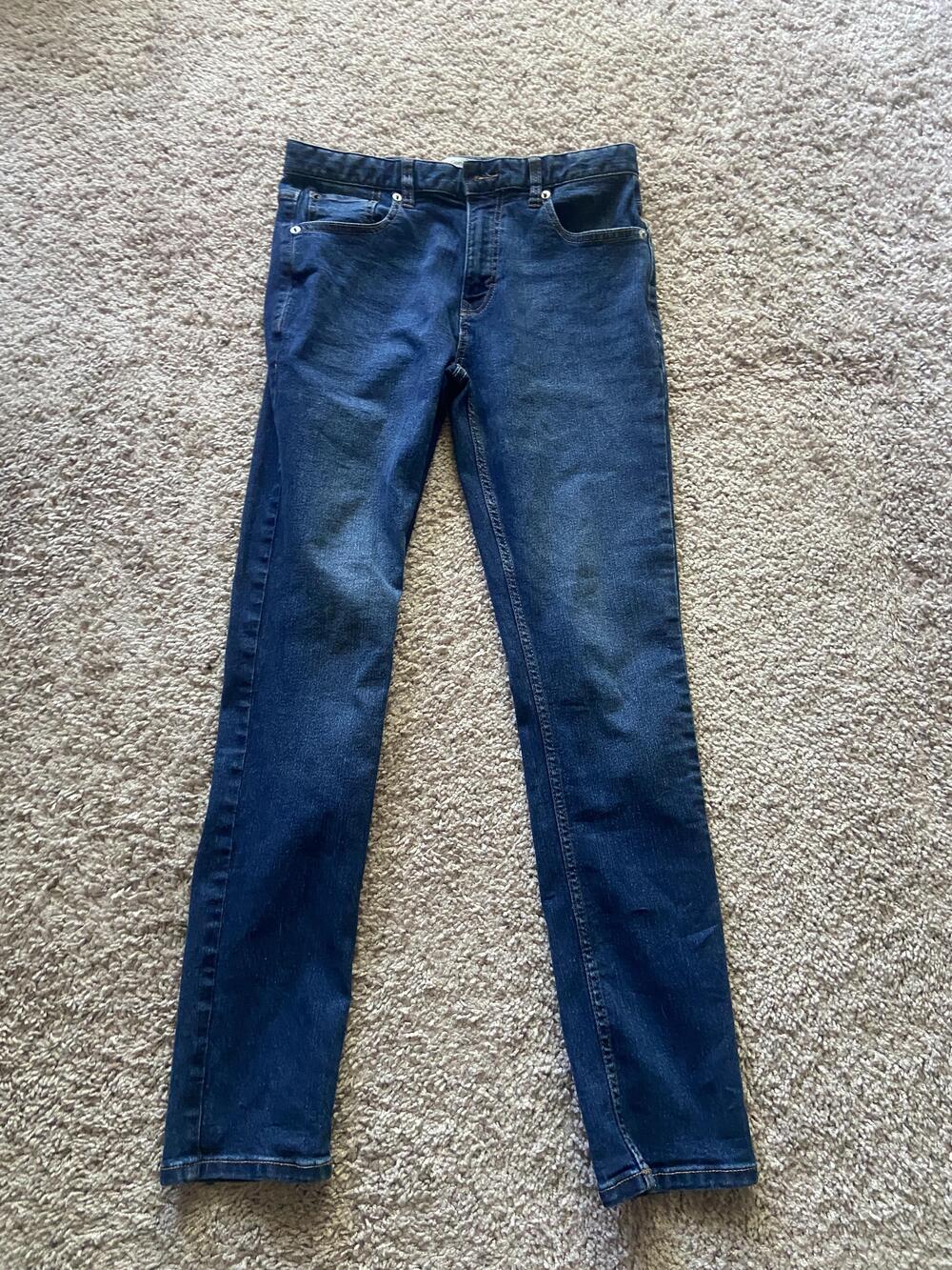 Calvin Klein Jeans Jeans Womens 16 Blue Skinny Stretch Slim Fit Denim Pants